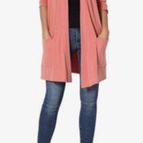 Rose 🌹 Open Pocket Cardigan - Picture 3 of 6